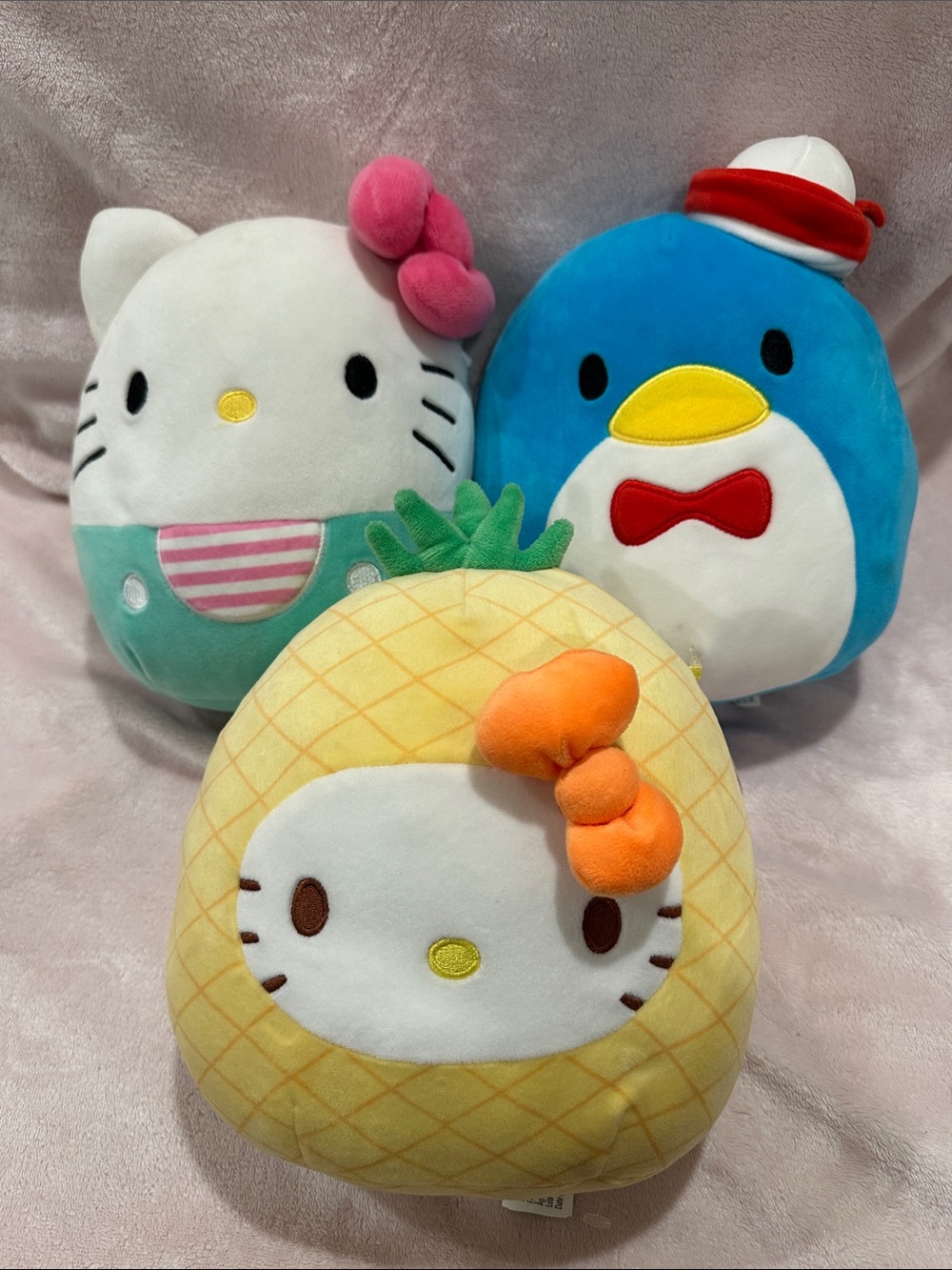 Squishmallow Sanrio Hello Kitty & Tuxedo Sam Plush bundle